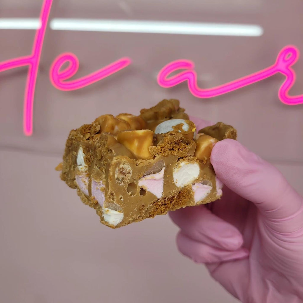 Biscoff & Mini Egg Rocky Road Postal Box