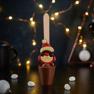 Peppermint Santa Hot Chocolate Spoon