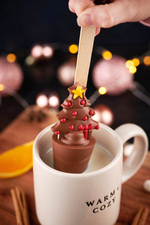 Christmas Tree Hot Chocolate Spoon