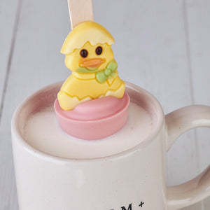Easter Duck Strawberry Chocolate Spoon