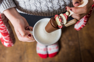 Irish Cream Drunken Santa Stirrer