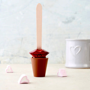"Kiss Me Quick" Salted Caramel Hot Chocolate Spoon