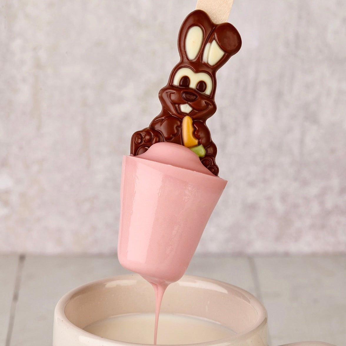 Strawberry Bunny Hot Chocolate Spoon