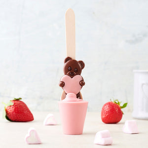Strawberry Teddy Hot Chocolate Spoon